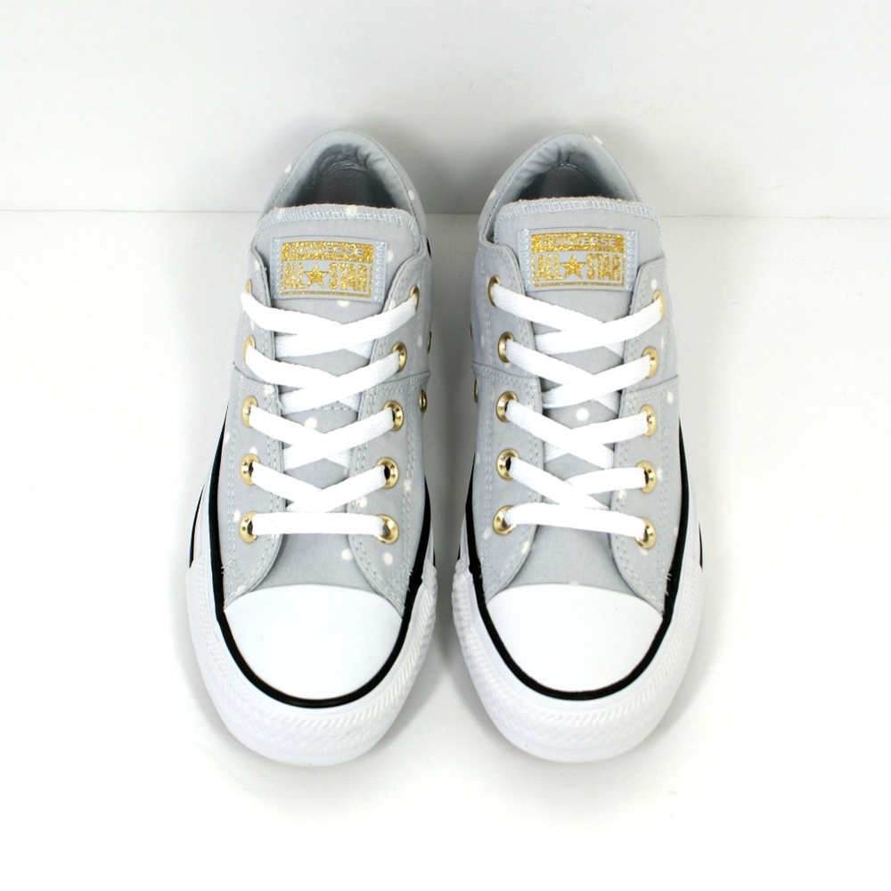 Converse MADISON Polka Dots Gray White Low NEW